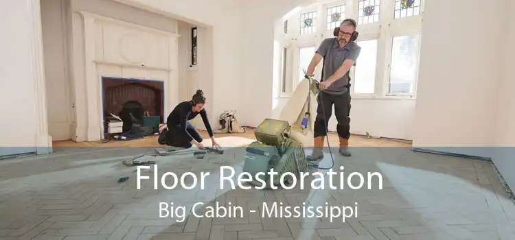 Floor Restoration Big Cabin - Mississippi