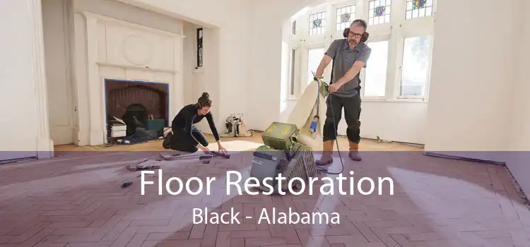 Floor Restoration Black - Alabama