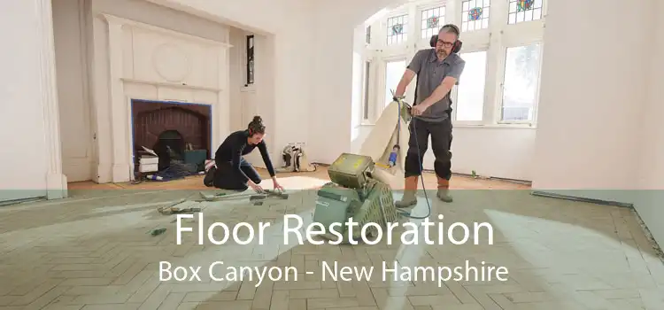 Floor Restoration Box Canyon - New Hampshire
