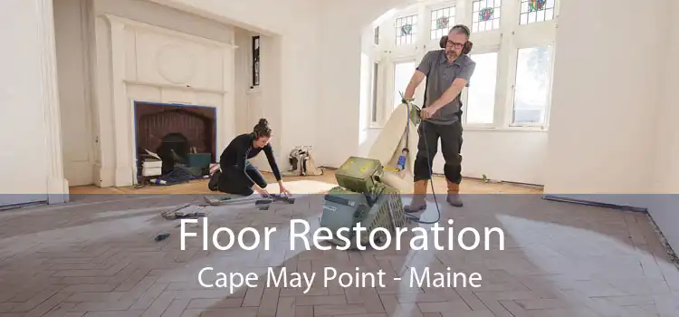 Floor Restoration Cape May Point - Maine