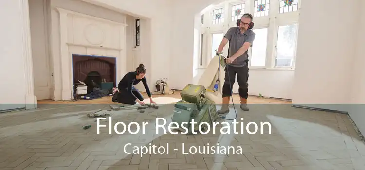 Floor Restoration Capitol - Louisiana