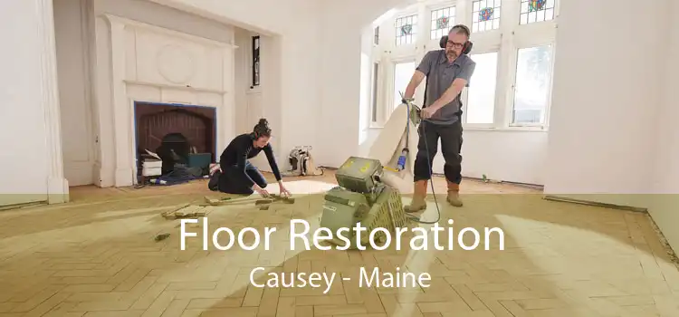 Floor Restoration Causey - Maine