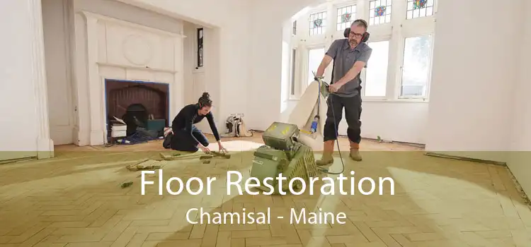 Floor Restoration Chamisal - Maine