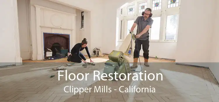 Floor Restoration Clipper Mills - California
