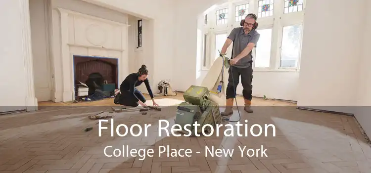 Floor Restoration College Place - New York