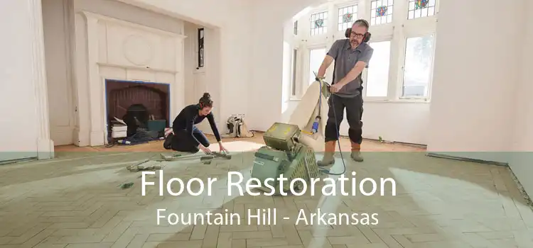 Floor Restoration Fountain Hill - Arkansas