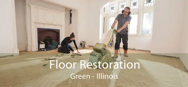 Floor Restoration Green - Illinois