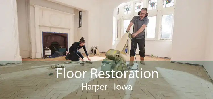 Floor Restoration Harper - Iowa