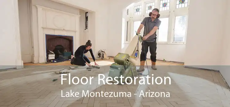 Floor Restoration Lake Montezuma - Arizona