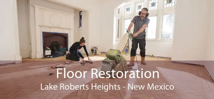 Floor Restoration Lake Roberts Heights - New Mexico