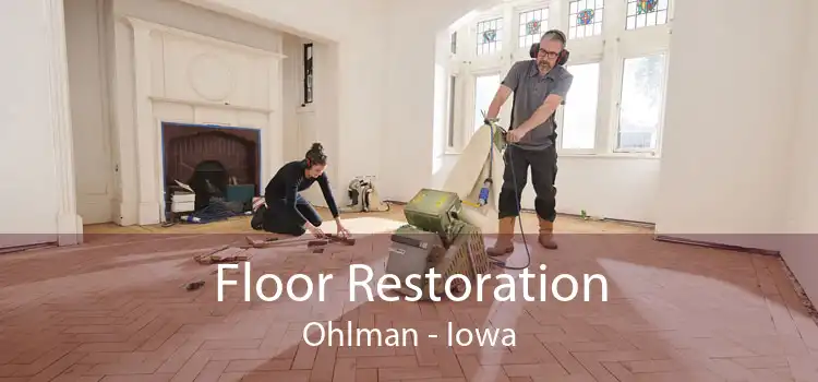 Floor Restoration Ohlman - Iowa