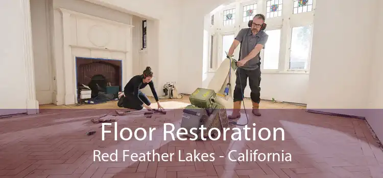 Floor Restoration Red Feather Lakes - California
