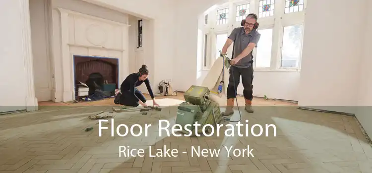 Floor Restoration Rice Lake - New York