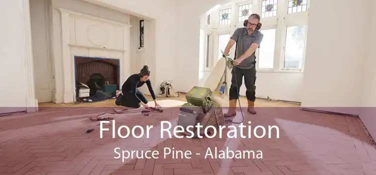 Floor Restoration Spruce Pine - Alabama