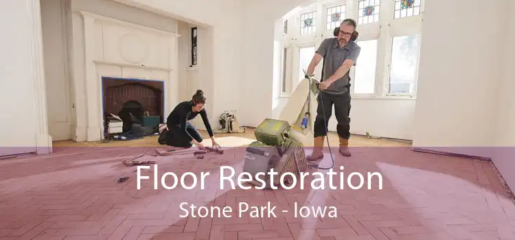 Floor Restoration Stone Park - Iowa