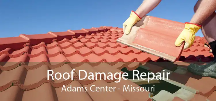 Roof Damage Repair Adams Center - Missouri