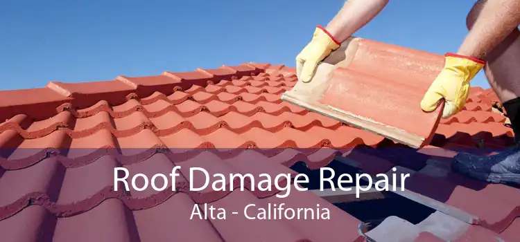 Roof Damage Repair Alta - California
