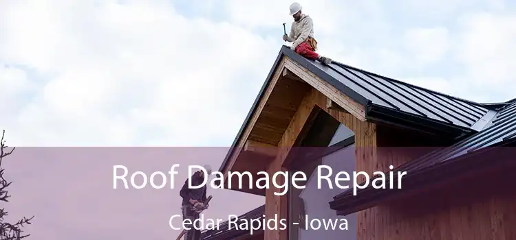 Roof Damage Repair Cedar Rapids - Iowa