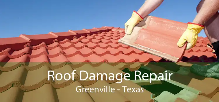 Roof Damage Repair Greenville - Texas