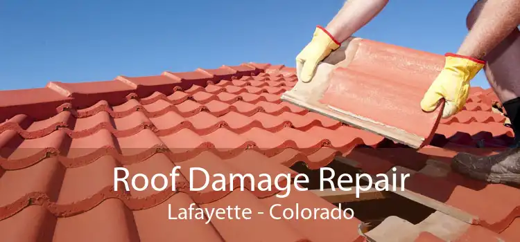 Roof Damage Repair Lafayette - Colorado