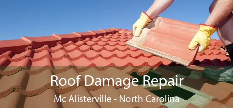 Roof Damage Repair Mc Alisterville - North Carolina