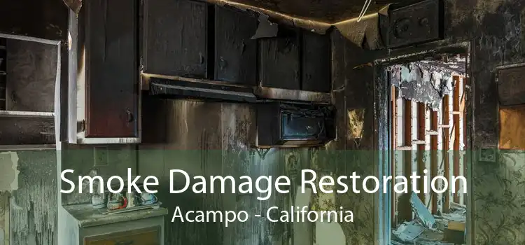 Smoke Damage Restoration Acampo - California