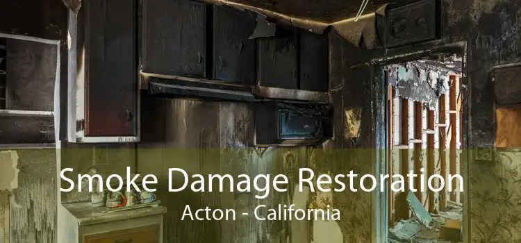 Smoke Damage Restoration Acton - California