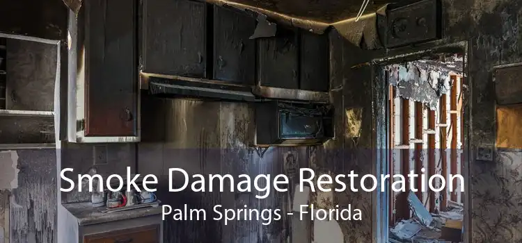Smoke Damage Restoration Palm Springs - Florida