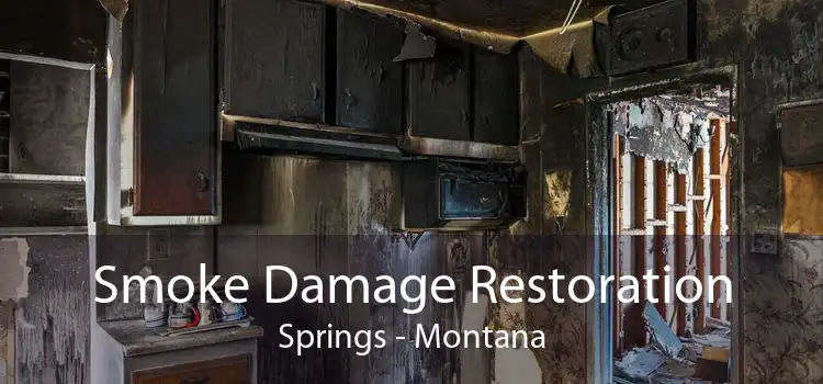 Smoke Damage Restoration Springs - Montana