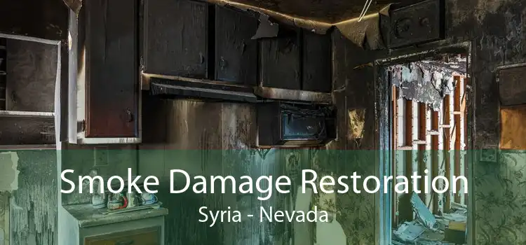 Smoke Damage Restoration Syria - Nevada