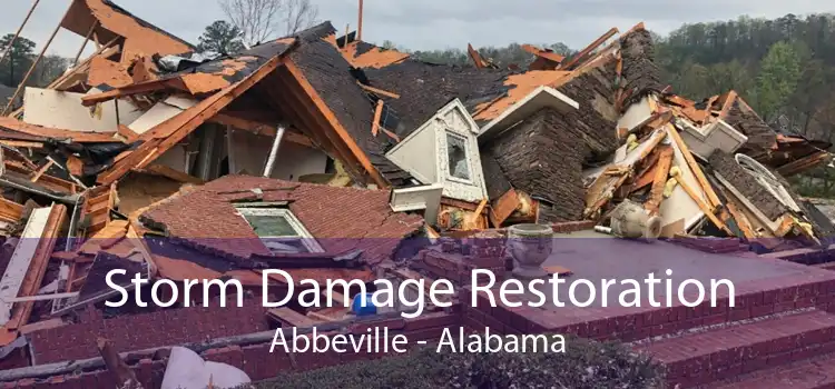 Storm Damage Restoration Abbeville - Alabama