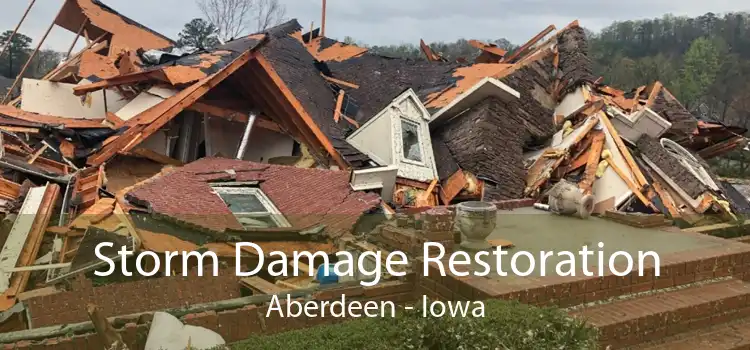 Storm Damage Restoration Aberdeen - Iowa