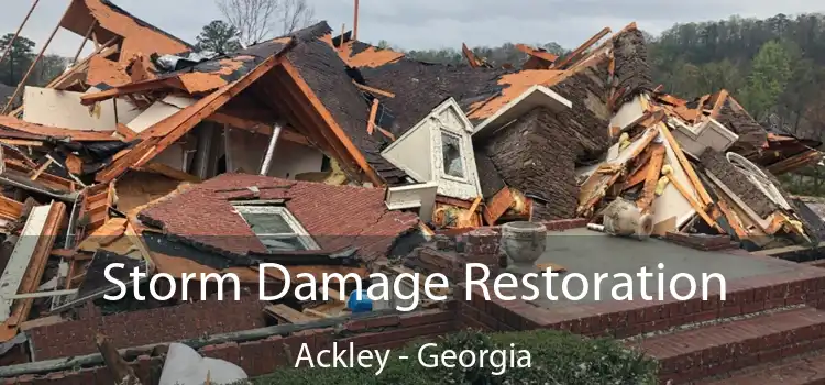 Storm Damage Restoration Ackley - Georgia