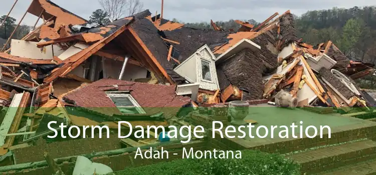 Storm Damage Restoration Adah - Montana