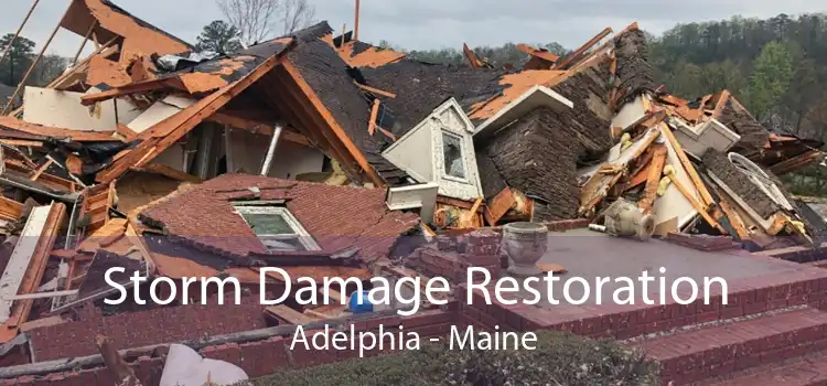 Storm Damage Restoration Adelphia - Maine