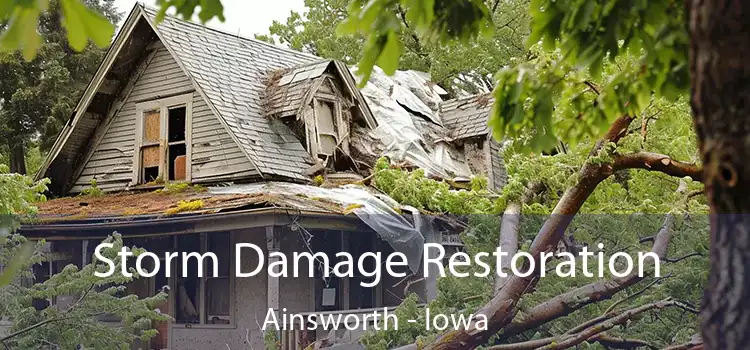 Storm Damage Restoration Ainsworth - Iowa