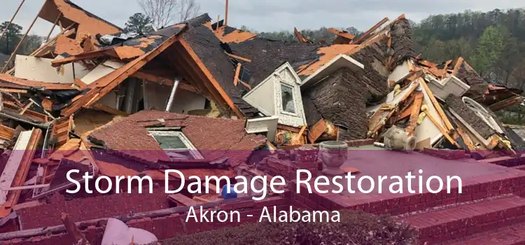 Storm Damage Restoration Akron - Alabama