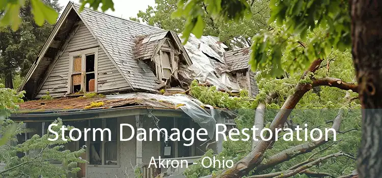 Storm Damage Restoration Akron - Ohio