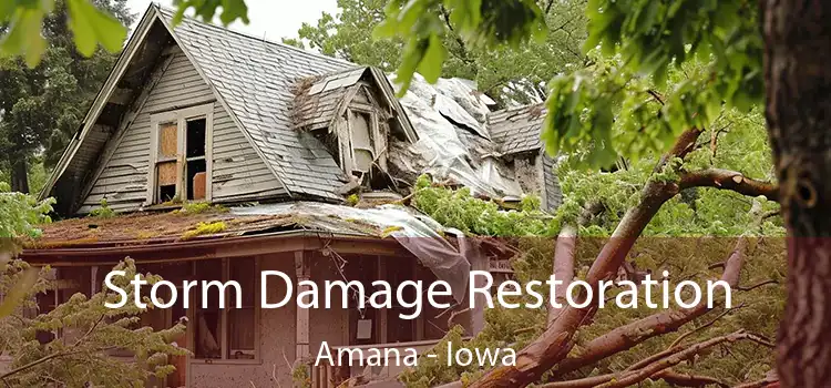 Storm Damage Restoration Amana - Iowa