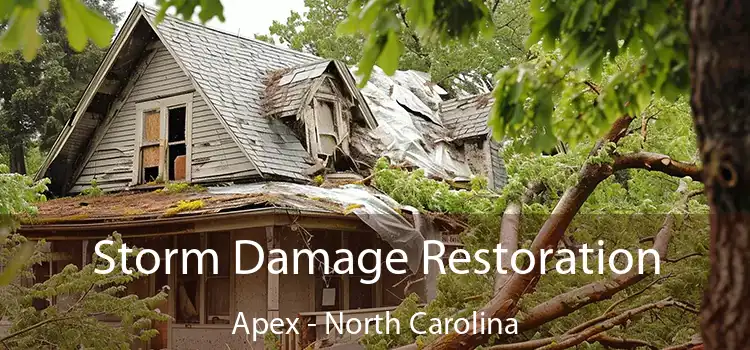 Storm Damage Restoration Apex - North Carolina