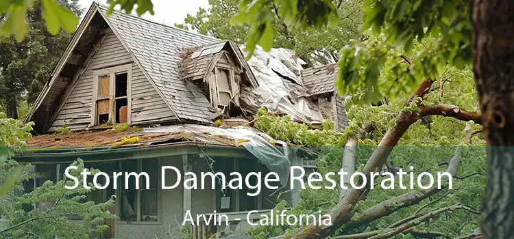 Storm Damage Restoration Arvin - California