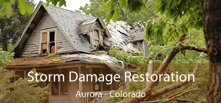 Storm Damage Restoration Aurora - Colorado