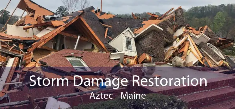 Storm Damage Restoration Aztec - Maine