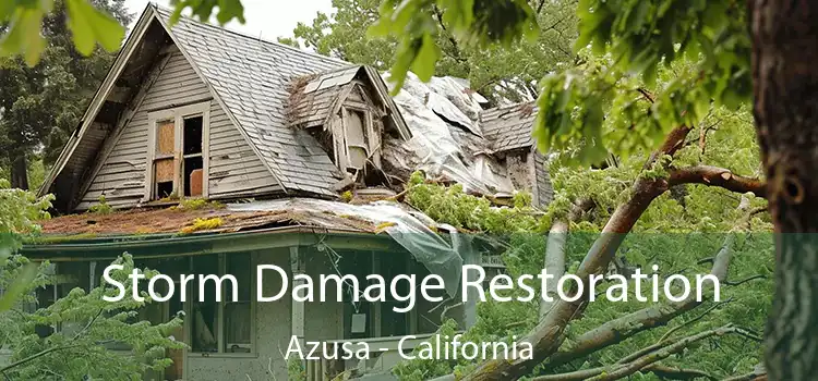 Storm Damage Restoration Azusa - California