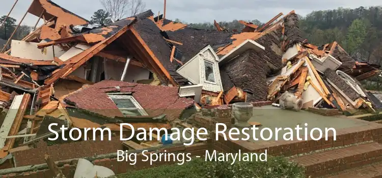 Storm Damage Restoration Big Springs - Maryland