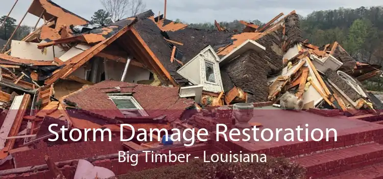 Storm Damage Restoration Big Timber - Louisiana