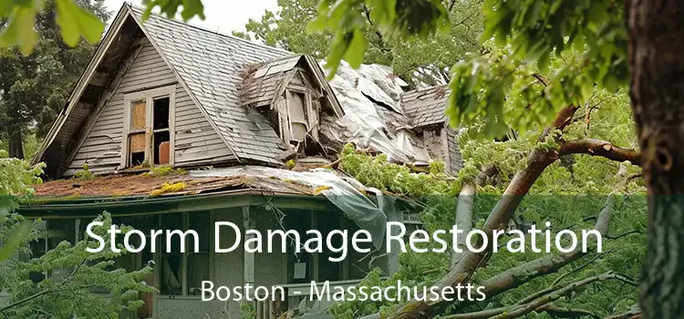 Storm Damage Restoration Boston - Massachusetts