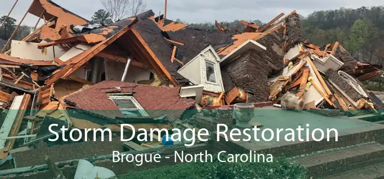 Storm Damage Restoration Brogue - North Carolina