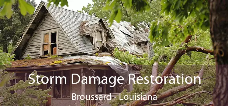 Storm Damage Restoration Broussard - Louisiana