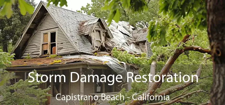 Storm Damage Restoration Capistrano Beach - California